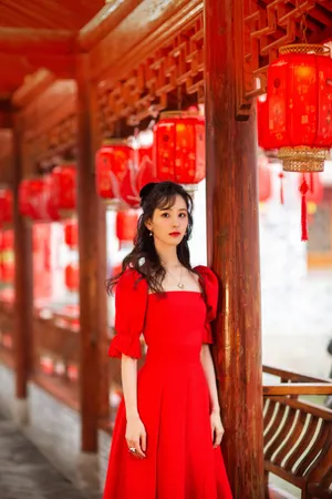 陈都灵新年喜庆性感写真图片_6