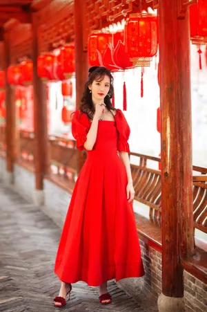 陈都灵新年喜庆性感写真图片_8