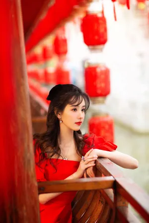 陈都灵新年喜庆性感写真图片_9