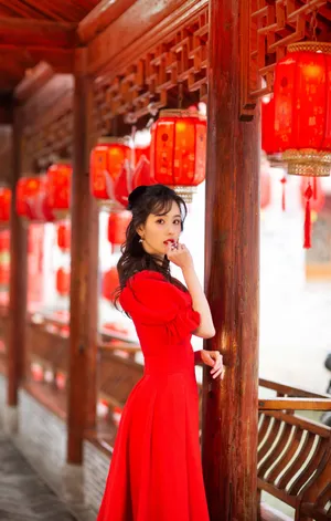陈都灵新年喜庆性感写真图片_10