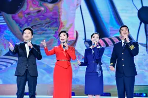 angelababy百花迎春舞台照图片