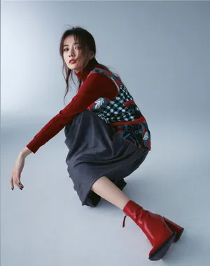 张铭恩徐璐杂志小封面写真图片_2