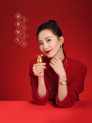 刘诗诗春节性感优雅写真图片
