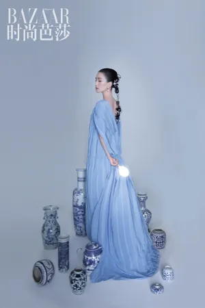刘诗诗时尚芭莎复工首封大片写真图片