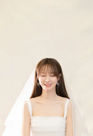 沈梦辰婚纱仙气写真图片