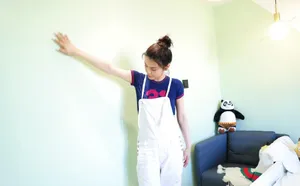 韩丹桐甜美居家写真图片_5