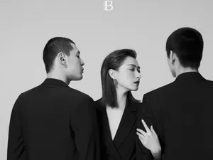 万茜西装背头利落干练写真图片_1