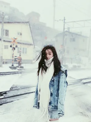 张天爱情人节雪地唯美写真图片_6