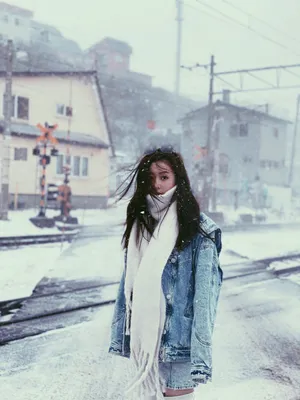 张天爱情人节雪地唯美写真图片_7