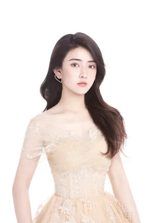 梁洁清爽甜美写真图片