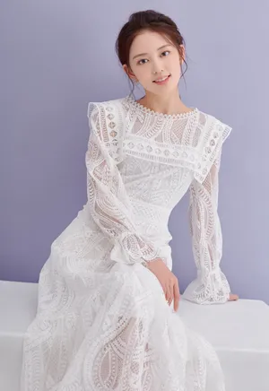 孙琰清紫白柔情写真图片_4