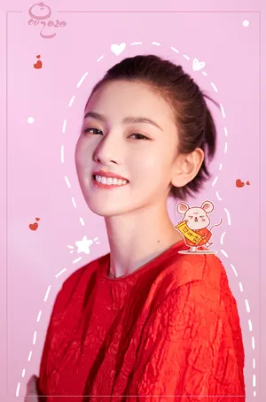 宋祖儿红衣性感靓丽写真图片_2