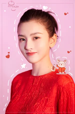 宋祖儿红衣性感靓丽写真图片_3