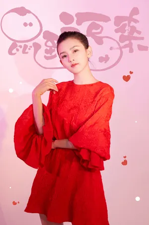 宋祖儿红衣性感靓丽写真图片_7