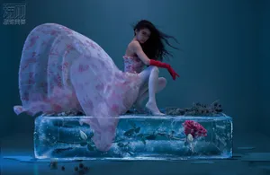 angelababy冰凌花时尚大片写真图片_2