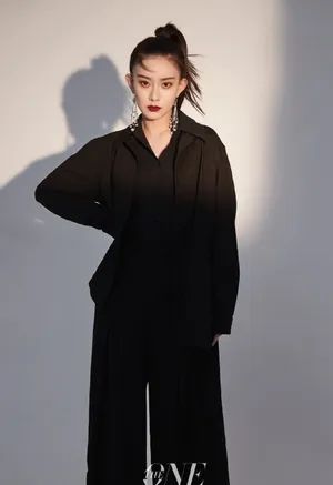 孟子义及腰高马尾灵动写真图片_1