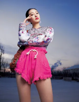 章若楠时尚芭莎魅力写真图片
