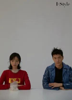 何杜娟金泽红蓝CP合体写真图片_9