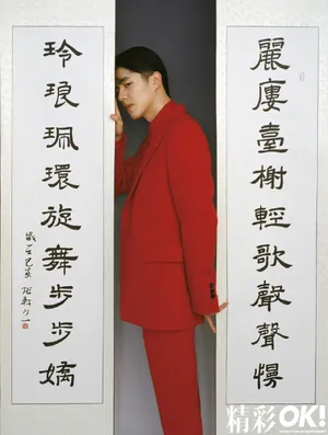 刘昊然戏剧妆容复古写真图片_1