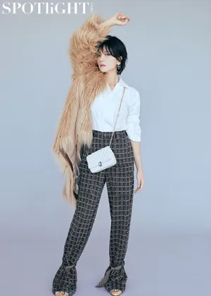 曹曦文母女时尚甜酷写真图片