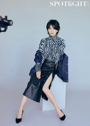 曹曦文母女时尚甜酷写真图片_3