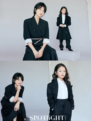 曹曦文母女时尚甜酷写真图片_7