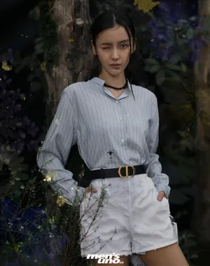 angelababy植物系封面大片写真图片_2