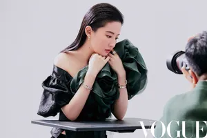 刘亦菲杂志封面写真花絮图片_1
