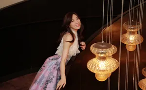 周韦彤时尚礼服长裙性感图片_4