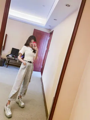 黄一琳甜美少女感自拍照图片_4