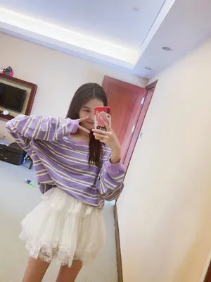 黄一琳甜美少女感自拍照图片_7