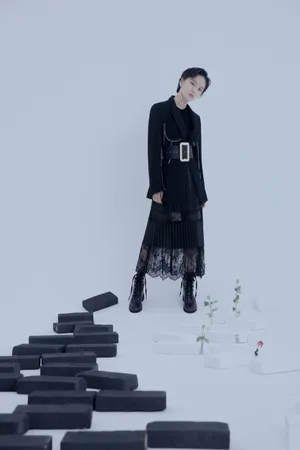 成果黑色系酷美写真图片_1