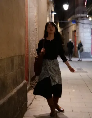 李梦慵懒街拍写真图片_4