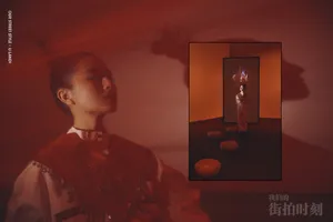 李兰迪中国红光影大片写真图片_1