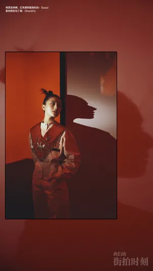 李兰迪中国红光影大片写真图片_3