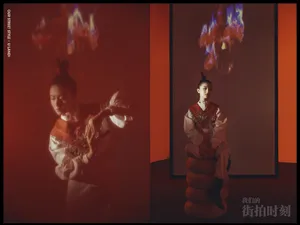 李兰迪中国红光影大片写真图片_4