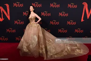 刘亦菲《花木兰》全球首映礼现场图片