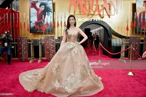 刘亦菲《花木兰》全球首映礼现场图片_6