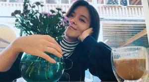王玥兮街拍私服照图片_2