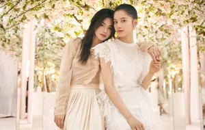 张婧仪Burberry少女系甜美图片_4