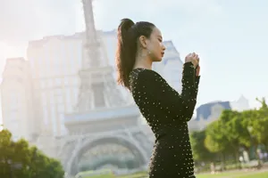李梦清秀甜酷写真图片_2