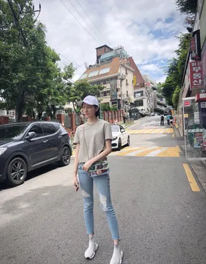 崔心心随性街拍写真图片_5
