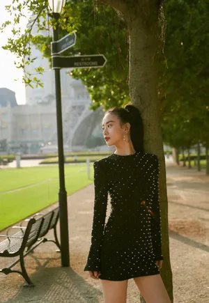 李梦金沙澳门时装周性感图片_2