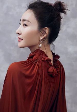 王丽坤丸子头魅力性感图片_5