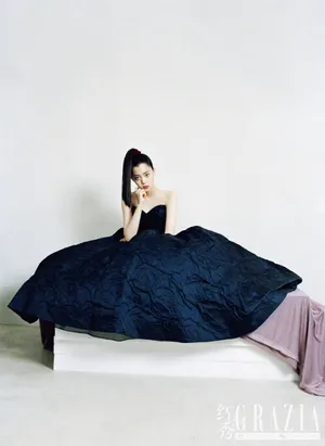 欧阳娜娜时尚封面大片写真图片_4