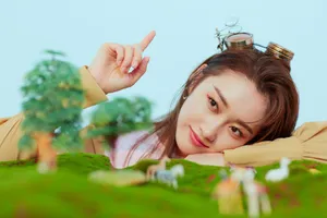宣璐人鱼妆甜美写真图片_3