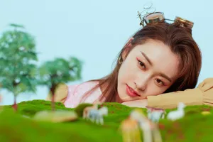 宣璐人鱼妆甜美写真图片_5
