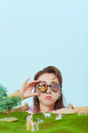 宣璐人鱼妆甜美写真图片_7