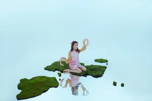 宣璐人鱼妆甜美写真图片_9