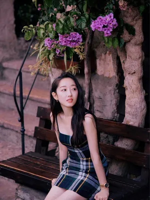 蒋梦婕清新靓丽街拍图片_6